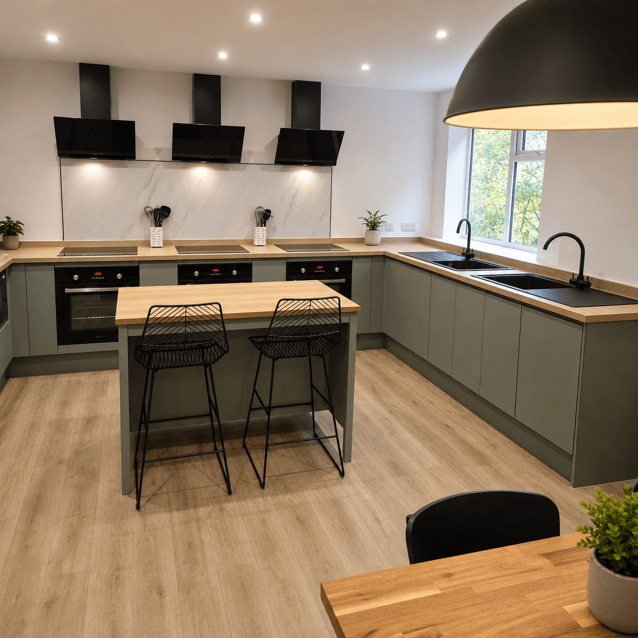 Complete HMO kitchen fit-out