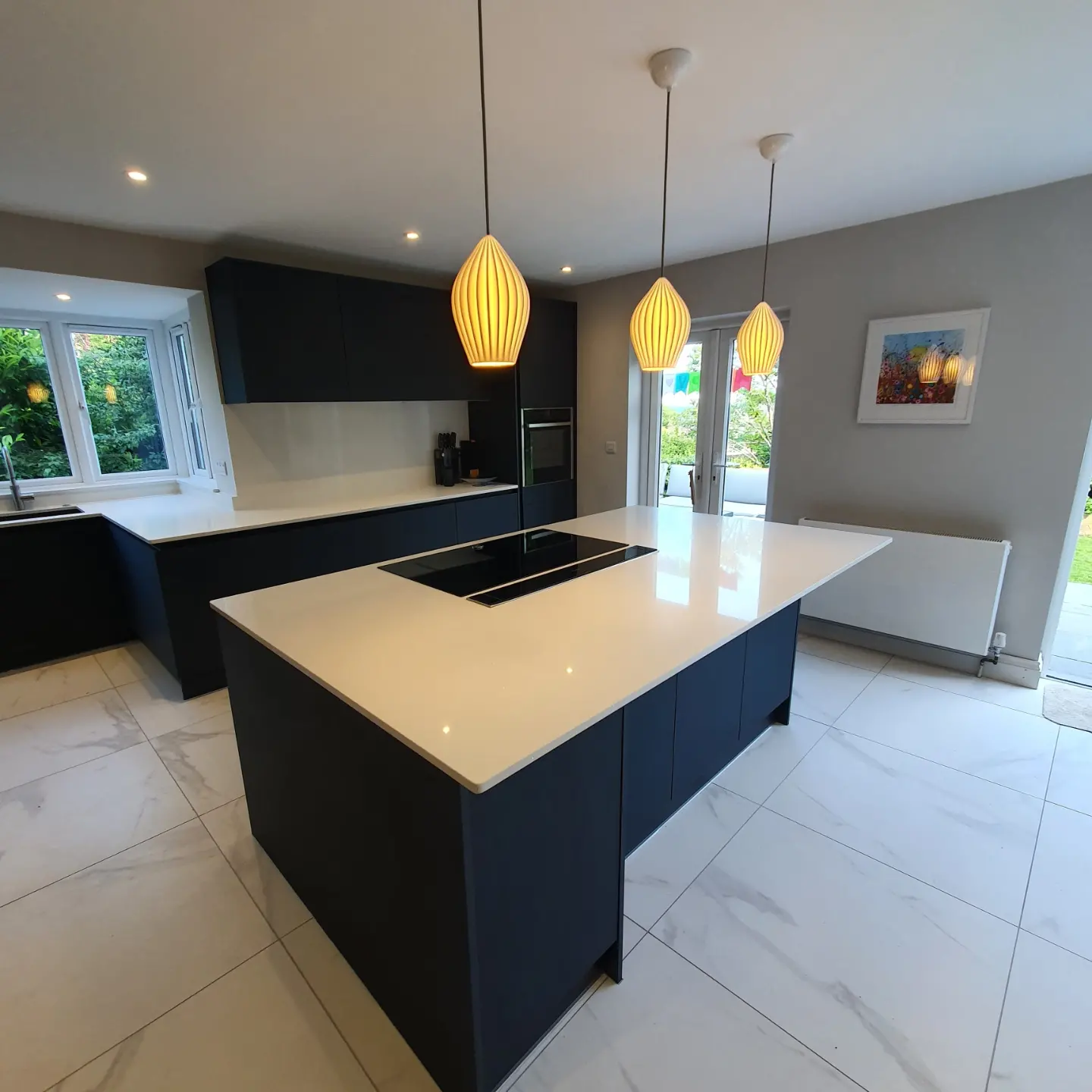 The finished kitchen-diner