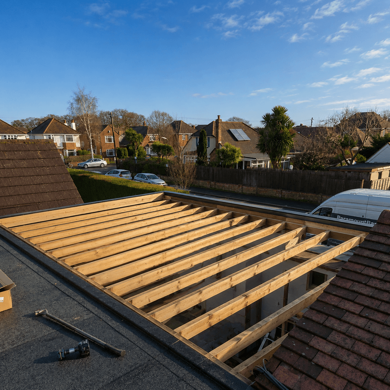 Warm roof replacement